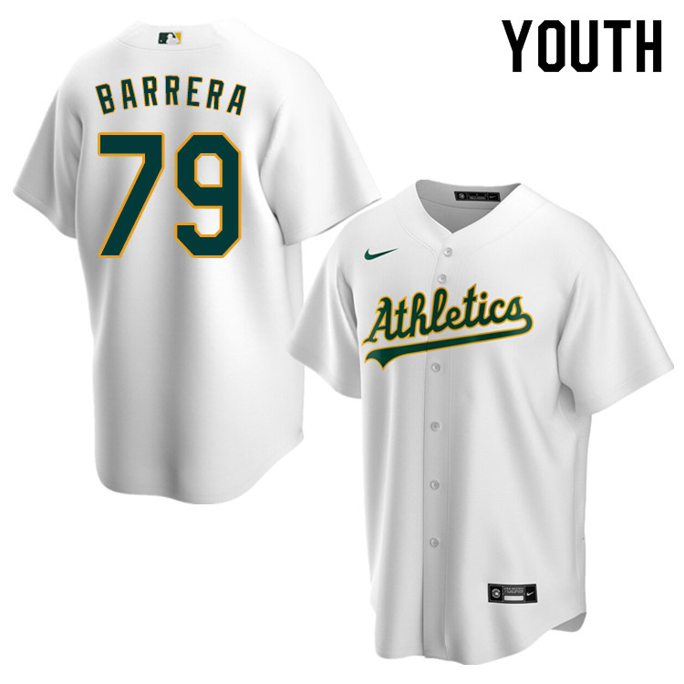 Nike Youth #79 Luis Barrera Oakland Athletics Baseball Jerseys Sale-White